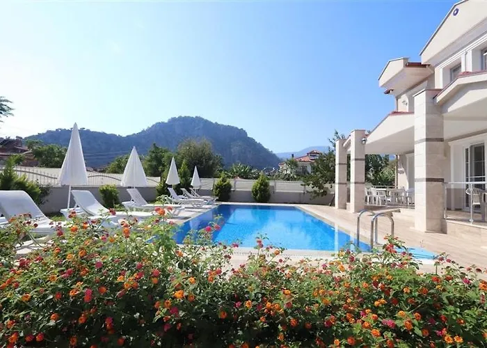 With Private Pool For 10 People In Dalyan Villa *